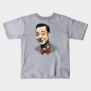 pee wee herman vector fun Kids T-Shirt